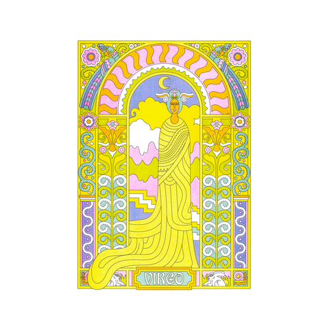 ILLUSTRATION ASTROLOGIE A3 - NOLAN PELLETIER