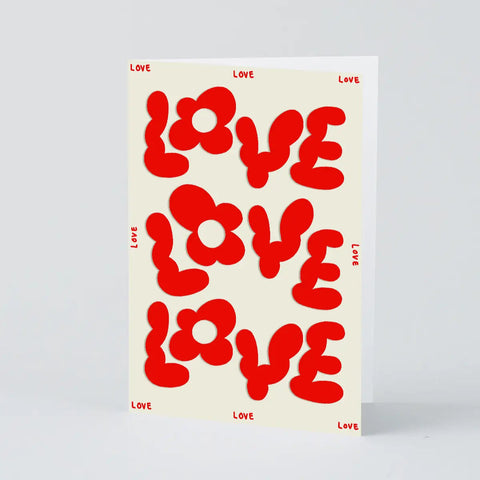 CARTE RELIEF - AMOURS / MICKE LINDEBERGH