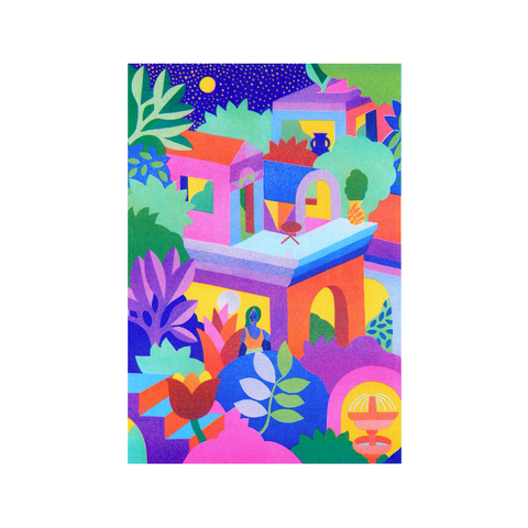 ILLUSTRATION A4 RISOGRAPHIE - CHLOÉ WEINFELD