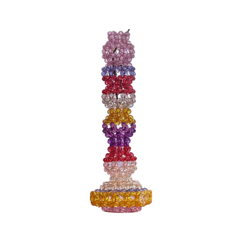 VASE - HAND-WOVEN BEADS
