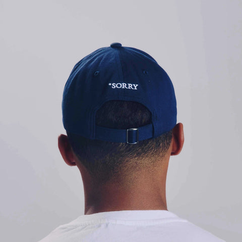 CASQUETTE BRODÉE BLEUE - LATE BUT GREAT