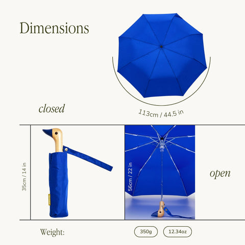 PARAPLUIE COLORÉ PLASTIQUE RECYCLÉ - UNI
