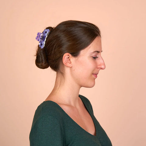 PINCE À CHEVEUX - FLEURS (FLOWER POWER)
