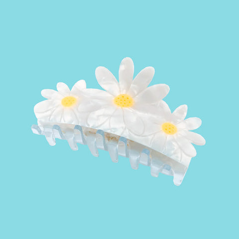 PINCE À CHEVEUX - FLEURS (FLOWER POWER)