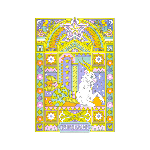 ILLUSTRATION ASTROLOGIE A3 - NOLAN PELLETIER