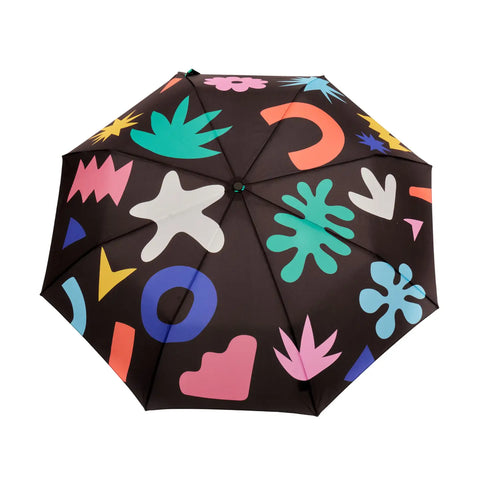 PARAPLUIE COLORÉ PLASTIQUE RECYCLÉ - MOTIFS