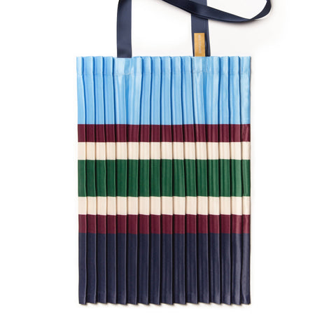 TOTE BAG LEGER GRAPHIQUE - SOIE SYNTHETIQUE PLISSÉE