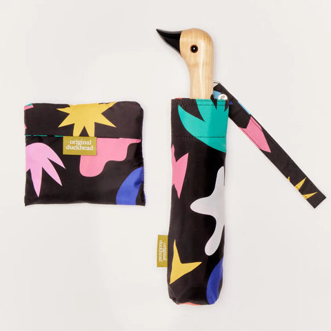 PARAPLUIE COLORÉ PLASTIQUE RECYCLÉ - MOTIFS