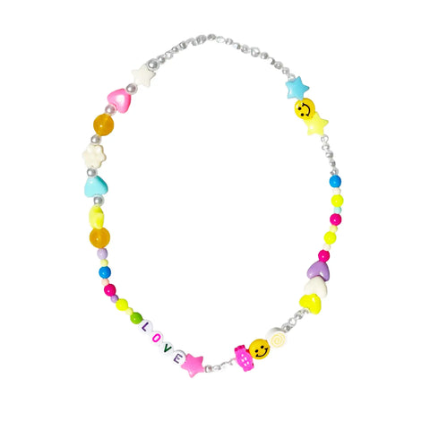 COLLIER ENFANT ÉLASTIQUE - PERLES