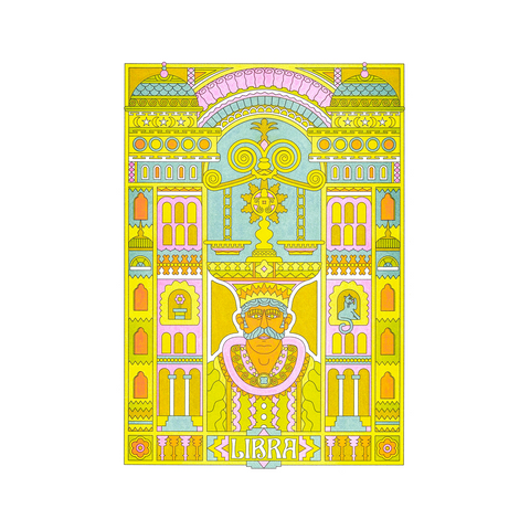ILLUSTRATION ASTROLOGIE A3 - NOLAN PELLETIER