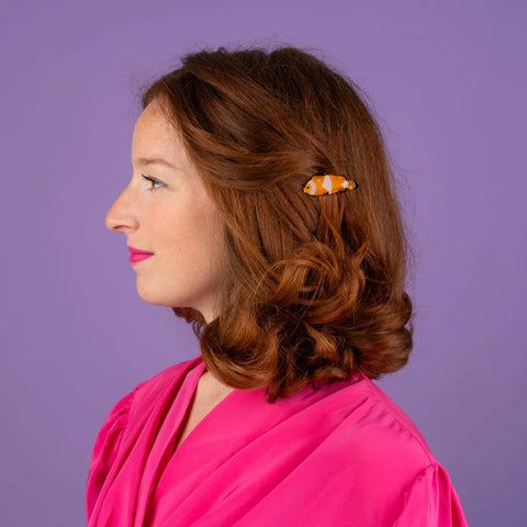 BARRETTE À CHEVEUX - POISSON CLOWN