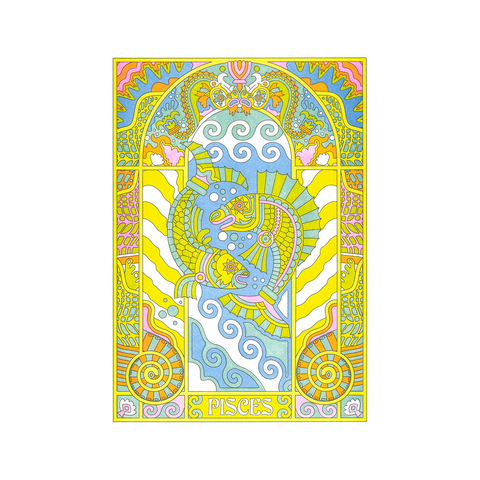 ILLUSTRATION ASTROLOGIE A3 - NOLAN PELLETIER