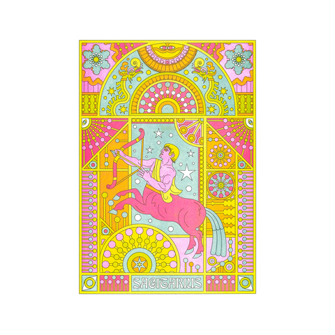 ILLUSTRATION ASTROLOGIE A3 - NOLAN PELLETIER