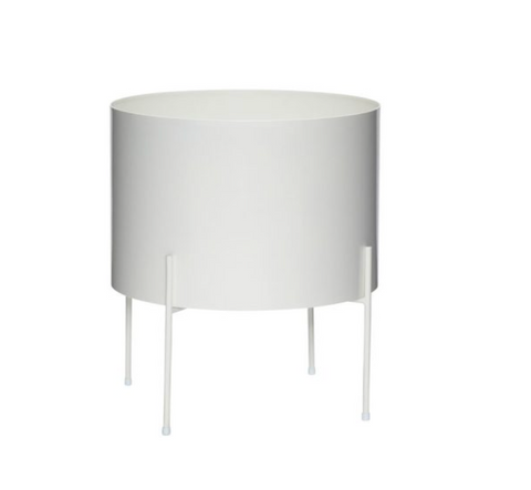 PLANTER POT COVER - AIRY LARGE WHITE