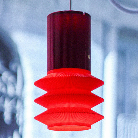 SUSPENSION / LAMPE A POSER BICOLORE - IMPRESSION 3D