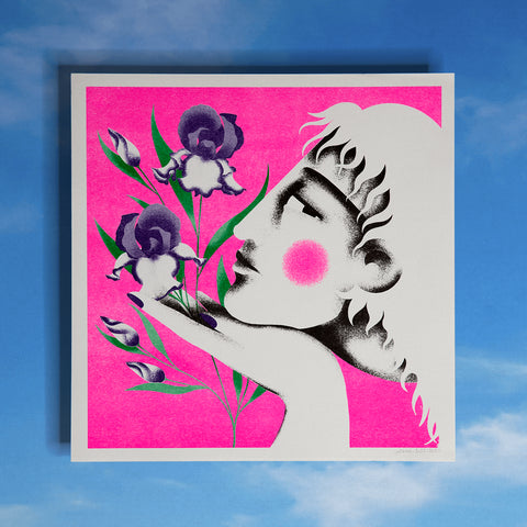 ILLUSTRATION FLORALE 30 x 30 cm - YOLLEMA