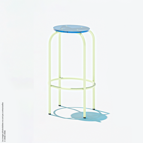 NEW TABOURET HAUT - PLEXIGLASS ACRYLIQUE