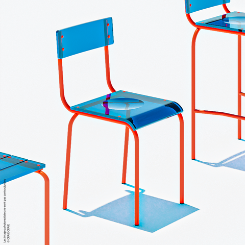 NEW CHAISE - PLEXIGLASS ACRYLIQUE