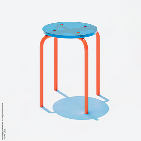 NEW TABOURET - PLEXIGLASS ACRYLIQUE