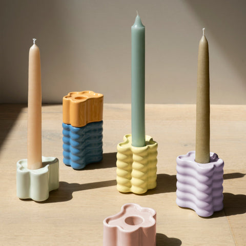 CANDLE HOLDER - FLORA