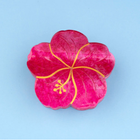 PINCE À CHEVEUX - FLEURS (FLOWER POWER)