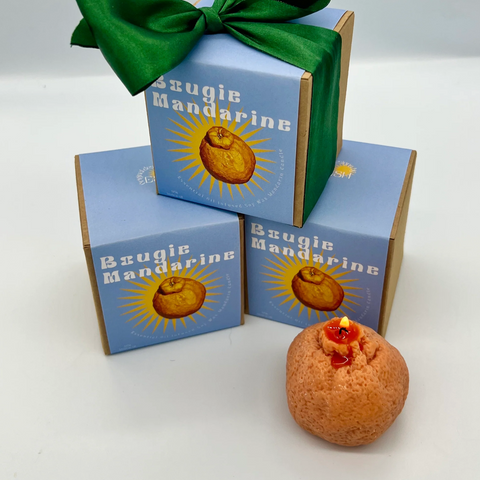 BOUGIE TROMPE L'OEIL - MANDARINE