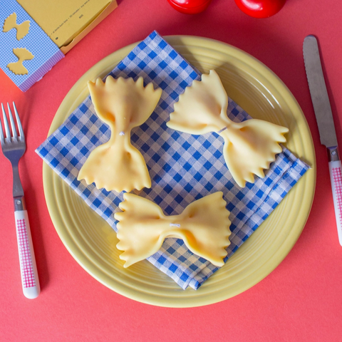 BOUGIE TROMPE L'OEIL - PÂTE FARFALLE