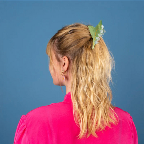 PINCE À CHEVEUX - FLEURS (FLOWER POWER)