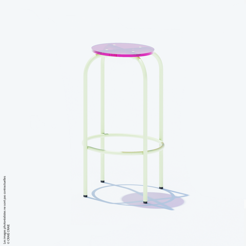 NEW TABOURET HAUT - PLEXIGLASS ACRYLIQUE