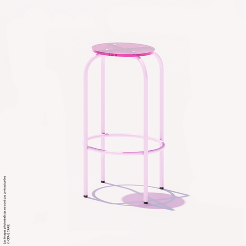 NEW TABOURET HAUT - PLEXIGLASS ACRYLIQUE