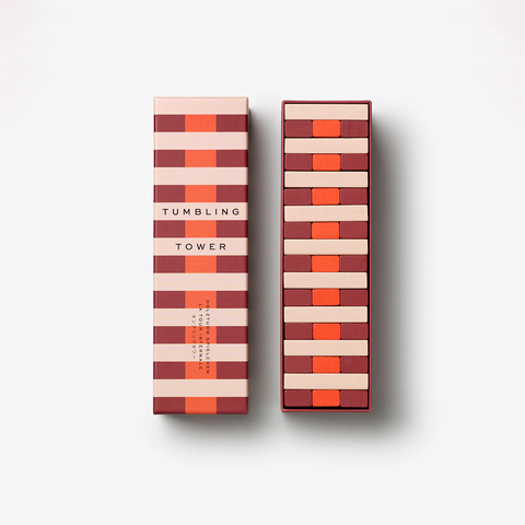 JEUX DE SOCIÉTÉ - TOUR D'ÉQUILIBRE ROUGE OU BLEU