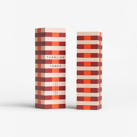 JEUX DE SOCIÉTÉ - TOUR D'ÉQUILIBRE ROUGE OU BLEU