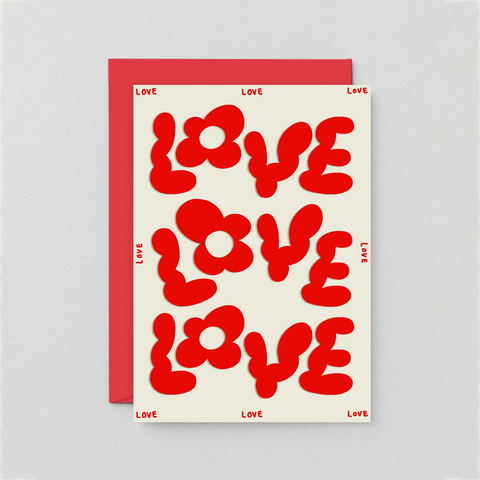 CARTE RELIEF - AMOURS / MICKE LINDEBERGH