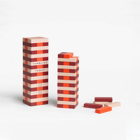 JEUX DE SOCIÉTÉ - TOUR D'ÉQUILIBRE ROUGE OU BLEU