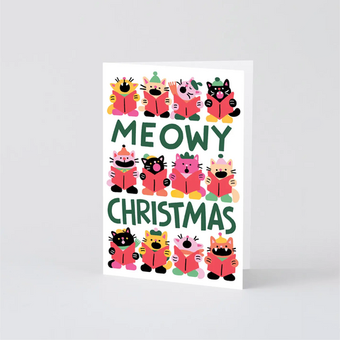 CARTE DE VOEUX NOEL - MEOWY CHRISTMAS