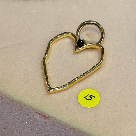 MONO BOUCLE D'OREILLE - UPCYCLÉE - WITH LOVE