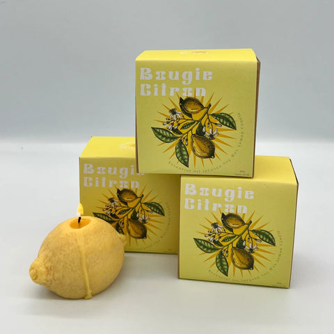 BOUGIE TROMPE L'OEIL - CITRONS