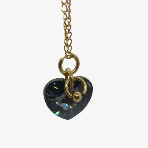 MONO BOUCLE D'OREILLE - UPCYCLÉE - BLACK LOVE
