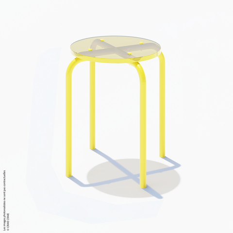 NEW TABOURET - PLEXIGLASS ACRYLIQUE