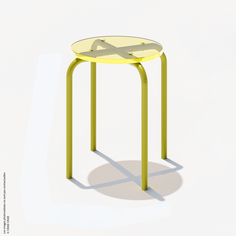 NEW TABOURET - PLEXIGLASS ACRYLIQUE