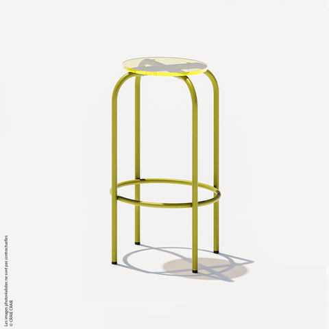 NEW TABOURET HAUT - PLEXIGLASS ACRYLIQUE