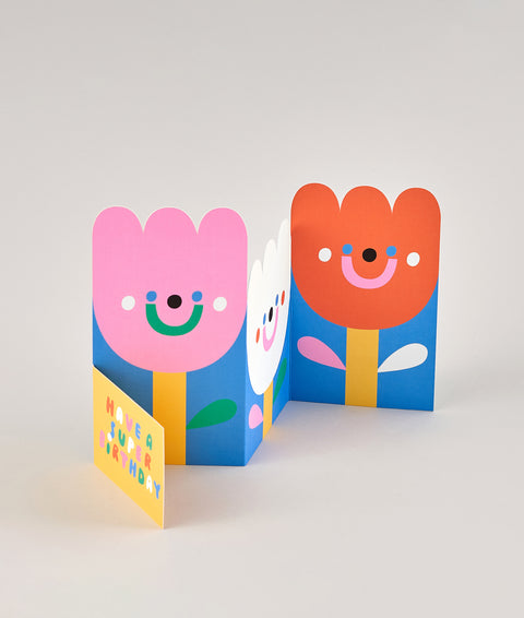 FOLDABLE CHILDREN'S BIRTHDAY CARD