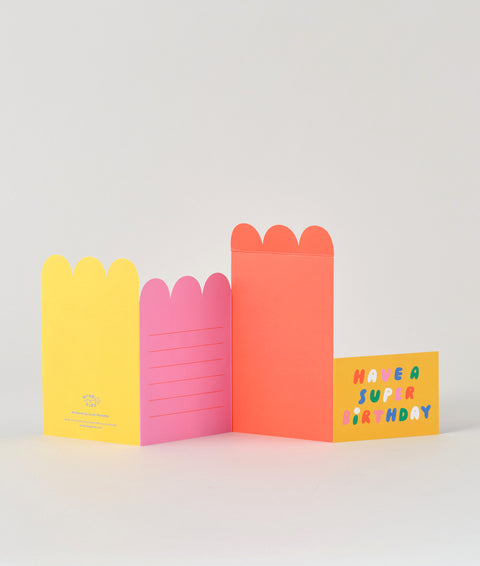 FOLDABLE CHILDREN'S BIRTHDAY CARD