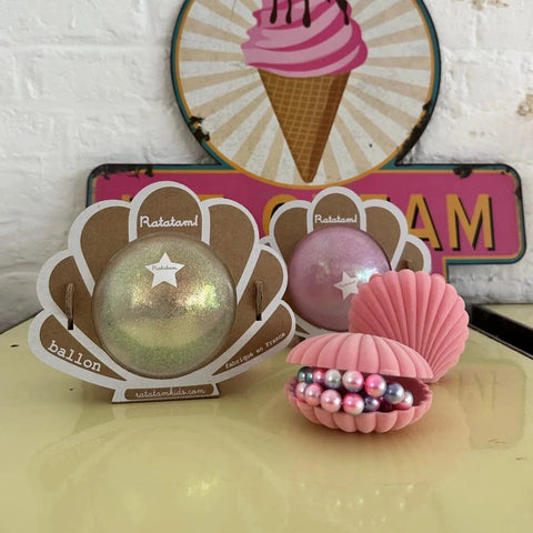 PETIT BALLON PAILLETÉ - COQUILLAGE