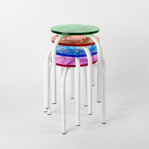 TABOURET - PLEXIGLASS ACRYLIQUE