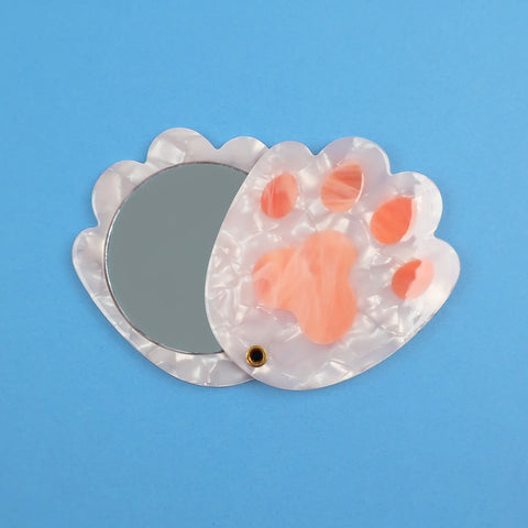 MIROIR DE POCHE - PATTE CHAT