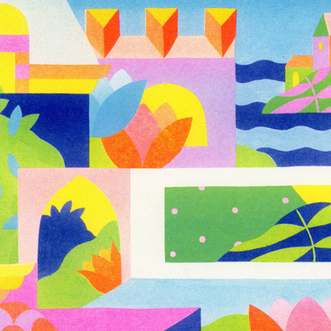 ILLUSTRATION A4 RISOGRAPHIE - CHLOÉ WEINFELD