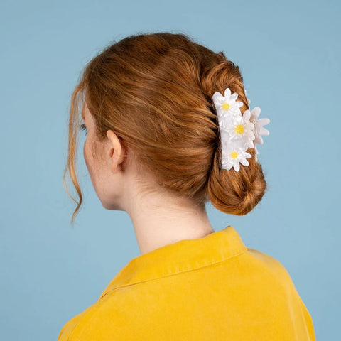 PINCE À CHEVEUX - FLEURS (FLOWER POWER)