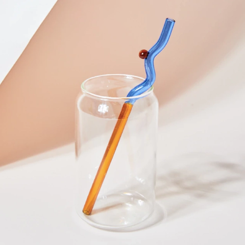 PAILLE EN VERRE - MULTICOLORE