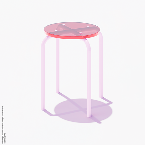 NEW TABOURET - PLEXIGLASS ACRYLIQUE